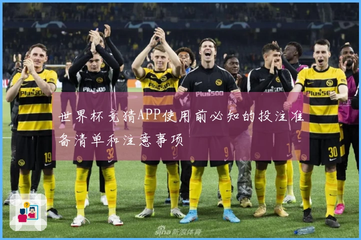 世界杯竞猜APP使用前必知的投注准备清单和注意事项