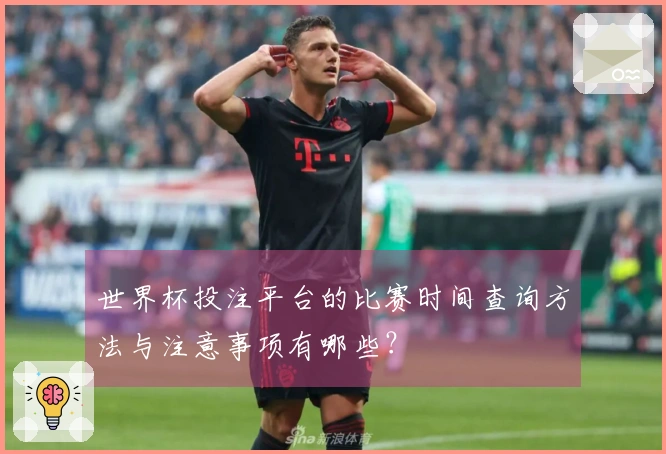 世界杯投注平台的比赛时间查询方法与注意事项有哪些?