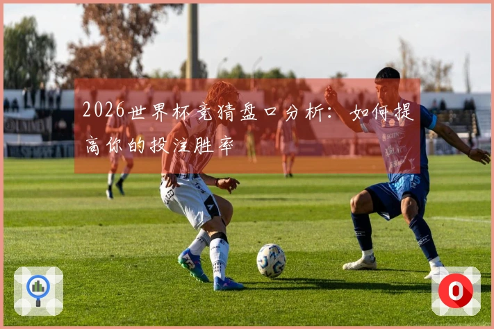 2026世界杯竞猜盘口分析：如何提高你的投注胜率
